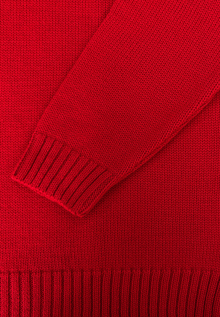 Джемпер с шерстью (Красный)